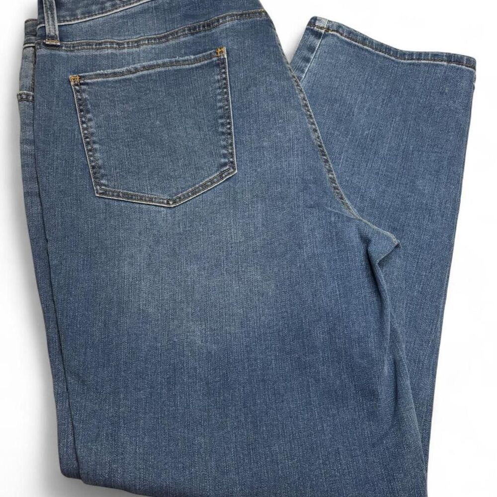 Talbots Flawless Slim Ankle Jeans Size 16 NWT Medium Wash
